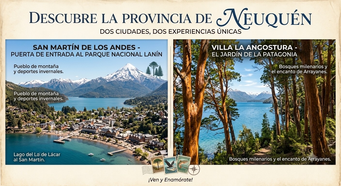 Villa la Angostura y San Martín de los Andes